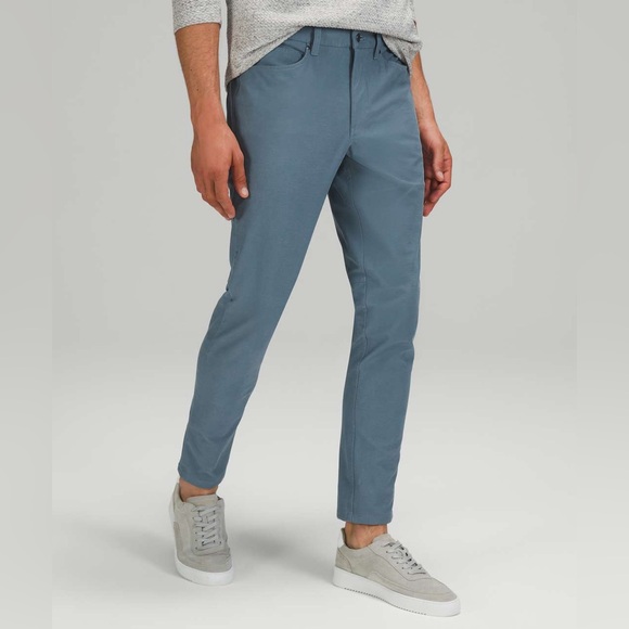 Lululemon ABC Pant Slim Utilitech River Blue 5 Pocket Stretch Pants 32